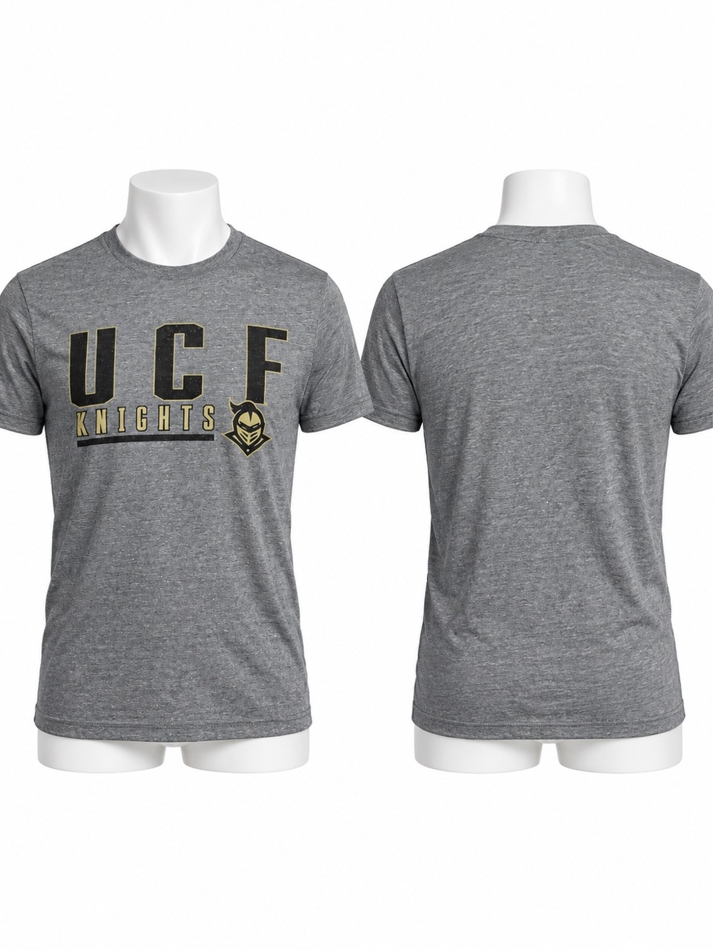 UCF Knights Tri Blend T Shirt Men’s M Gray NCAA Football NWT